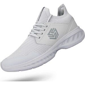 👑Men's Sneakers Light Gray Walking Sports Athletic Running Lightweight  Shoes